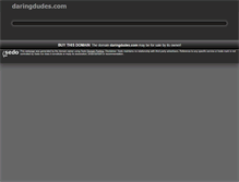 Tablet Screenshot of daringdudes.com